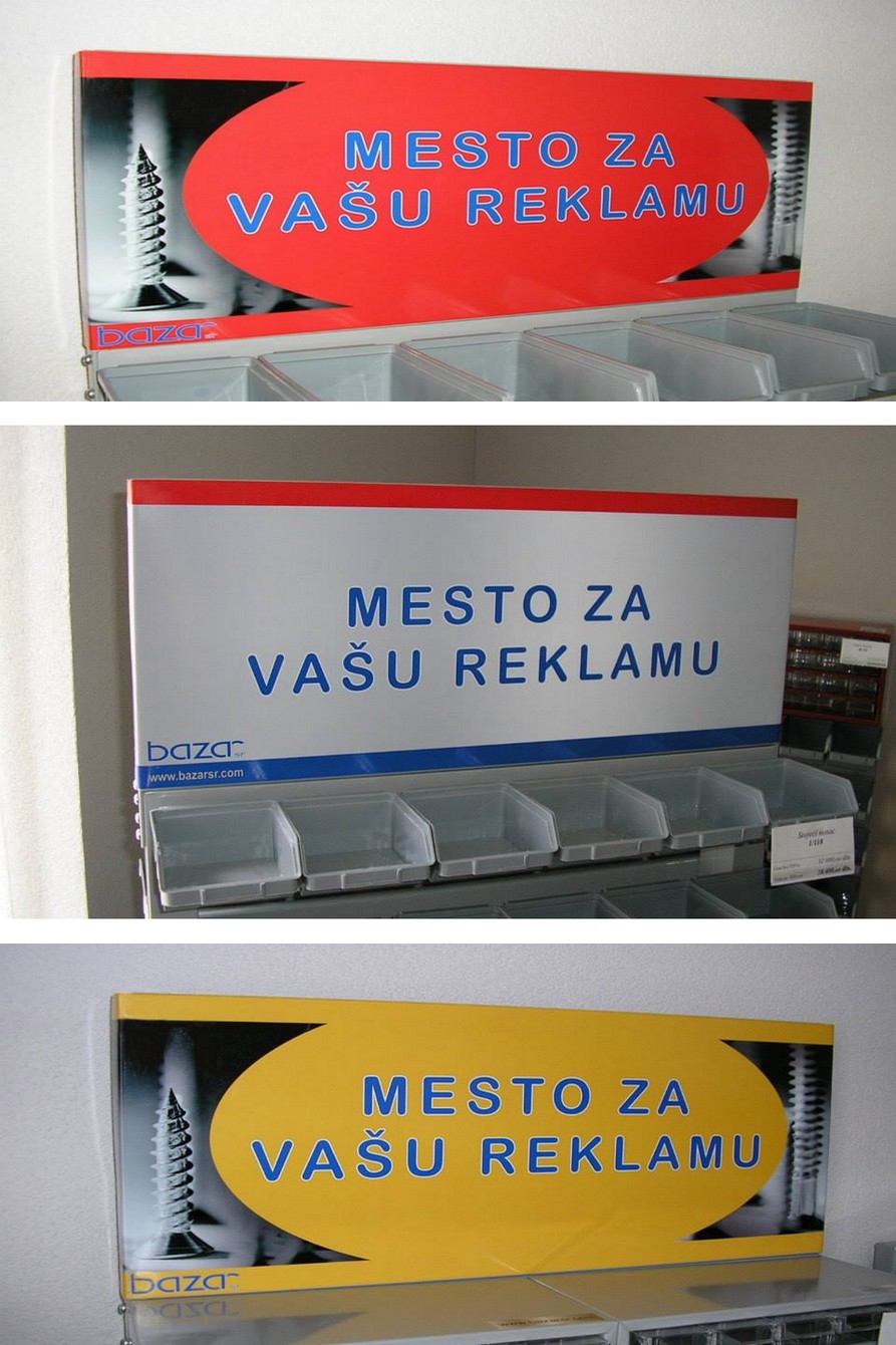 Reklamni pano<br>za stojeći nosač